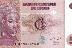 República Democrática do Congo 50 Francos