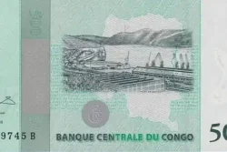 República Democrática do Congo 500 Francos