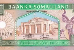 Somalilândia 5 Shillings