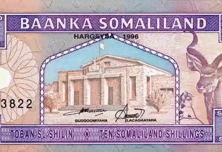 Somalilândia 10 Shillings