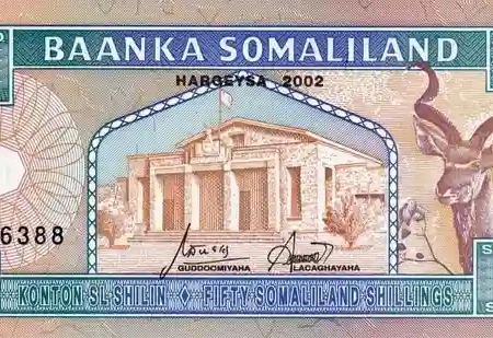 Somalilândia 50 Shillings
