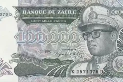 Zaire 100.000 Zaires