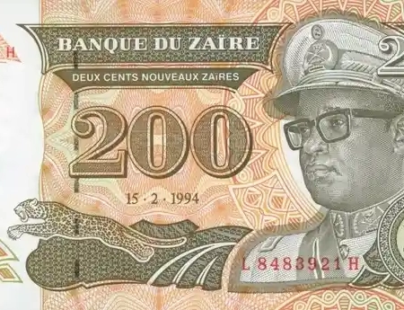 Zaire 200 Nouveaux Zaires
