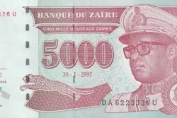 Zaire 5.000 Nouveaux Zaires