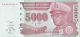Zaire 5.000 Nouveaux Zaires