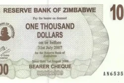 Zimbabwe 1.000 Dólares