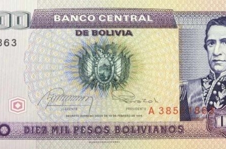 BOLIVIA 10.000