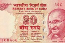C 5106 ÍNDIA 20 RUPEES FE