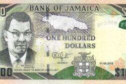 C 3160 JAMAICA 100 DOLLARS FE