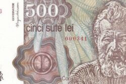 C 9061 ROMÊNIA 500 LEI FE