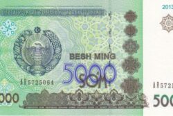 C 6481 UZBEQUISTÃO 5.000 SUM FE