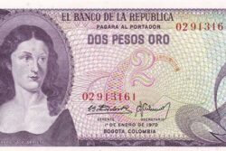 C 2582 COLÔMBIA 2 PESO ORO FE
