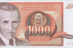 C 8492 IUGOSLÁVIA 1.000 DINARA FE
