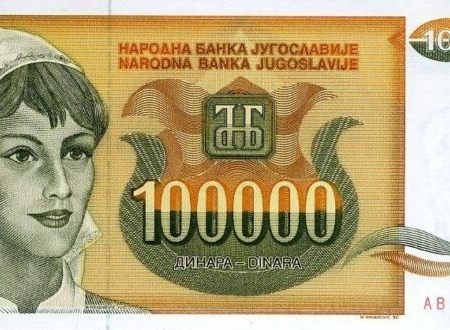 IUGOSLAVIA 100.000