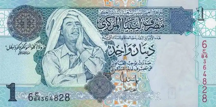 Líbia 1 Dinar