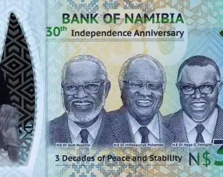 Namíbia 30 Dólares