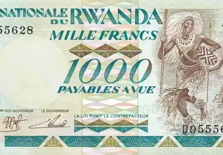 Ruanda 1.000 Francos