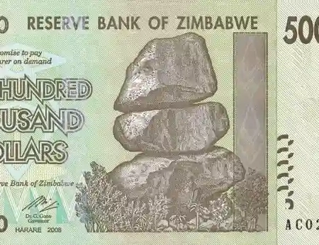 Zimbabwe 500.000 Dólares