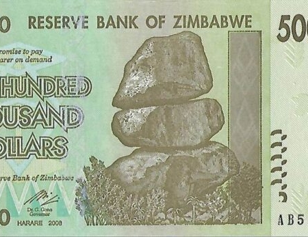 ZIMBABWE 500.000 1