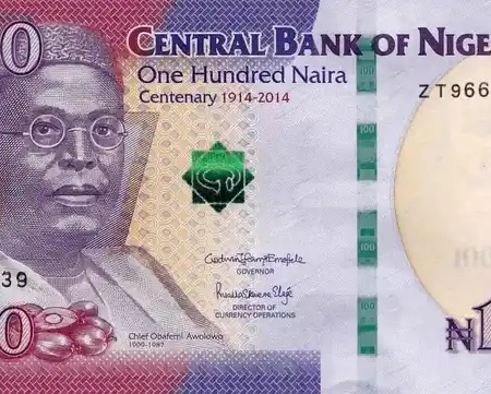 Nigéria 100 Naira