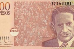 C 2600 COLÔMBIA 1.000 PESOS FE