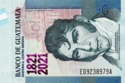 C 2875 GUATEMALA 20 QUETZALES FE