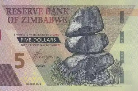 Zimbabwe 5 Dólares