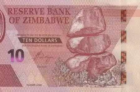 Zimbabwe 10 Dólares