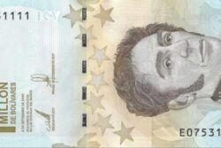 C 3828 VENEZUELA 1.000.000 BOLÍVARES SOBERANOS FE
