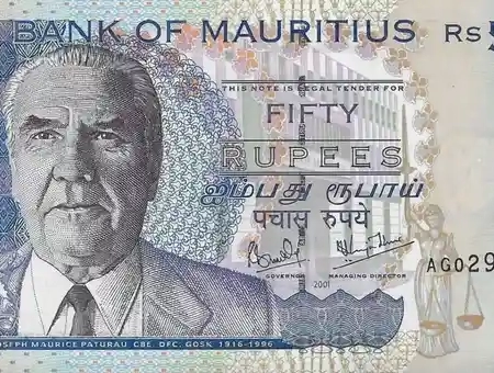 Mauritius 50 Rúpias