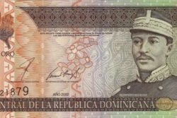 C 3563 REPUBLICA DOMINICANA 20 PESOS ORO FE