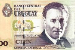 C 3761 URUGUAI 100 PESOS URUGUAYOS FE
