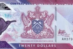 C 3675 TRINIDAD E TOBAGO 20 DOLARS ( POLÍMERO ) FE