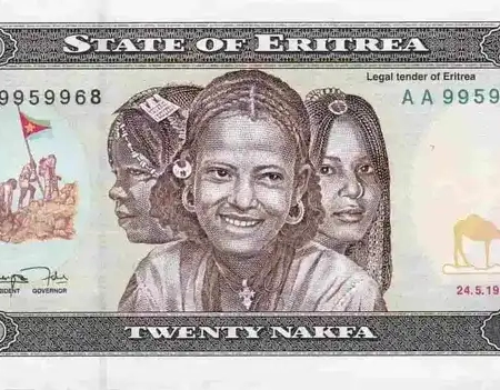 Eritreia 20 Nakfa