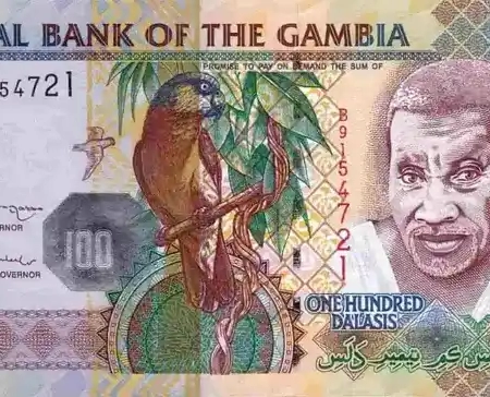 Gâmbia 100 Dalasis