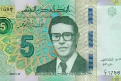 Tunísia 5 Dinares
