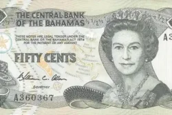 Bahamas 50 Centavos 1/2 Dólar