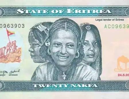 Eritreia 20 Nakfa