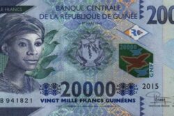 C 590 GUINÉ 20.000 FRANCS FE
