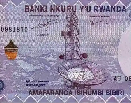 Rwanda 2.000 Francos