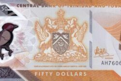 C 3677 TRINIDAD E TOBAGO 50 DOLARS ( POLÍMERO ) FE