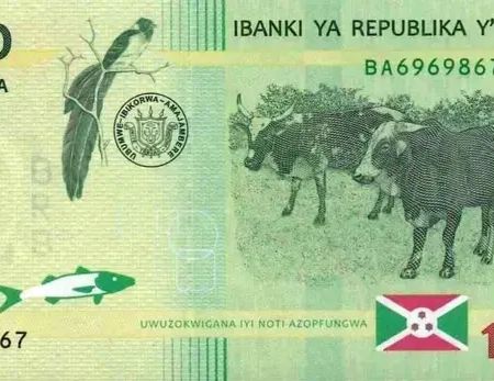 Burundi 1.000 Francos