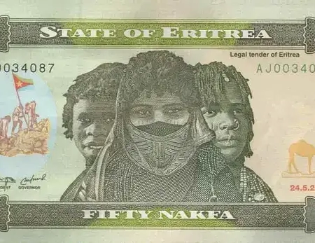 Eritreia 50 Nakfa