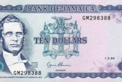 C 3153 JAMAICA 10 DOLLARS FE