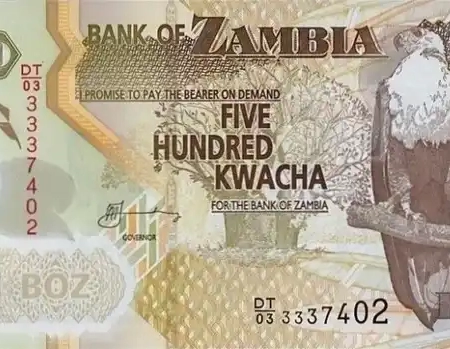 Zâmbia 500 Kwacha