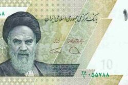 C 5296 IRÃ 100.000 RIALS FE