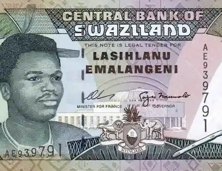 Suazilândia 5 Emalangeni