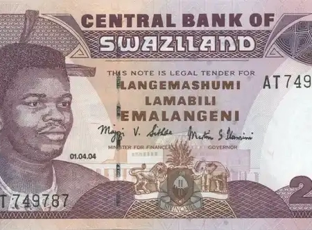 Suazilândia 20 Emalangeni