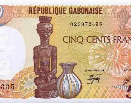 Gabão 500 Francos