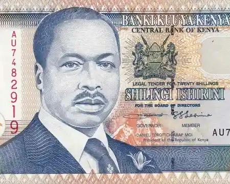 Quênia 20 Shillingis